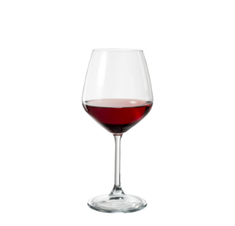 bicchiere di vino rosso italiano