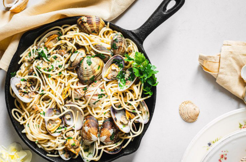 spaghetti alle vongole cortelazzi