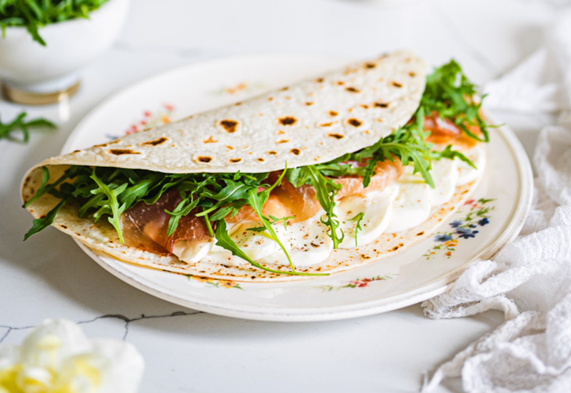 piadina con crudo e rucola cortelazzi