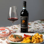 salsiccia con verdure-accompagnata da vino surani heracles